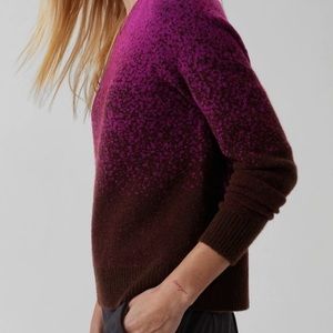 Athleta Hawthorne Textured crew neck sweater